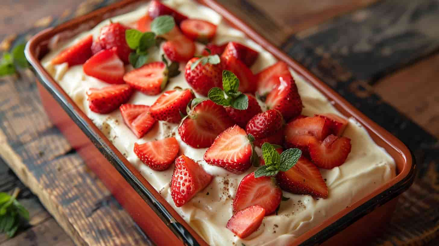 Tiramisu-fraises