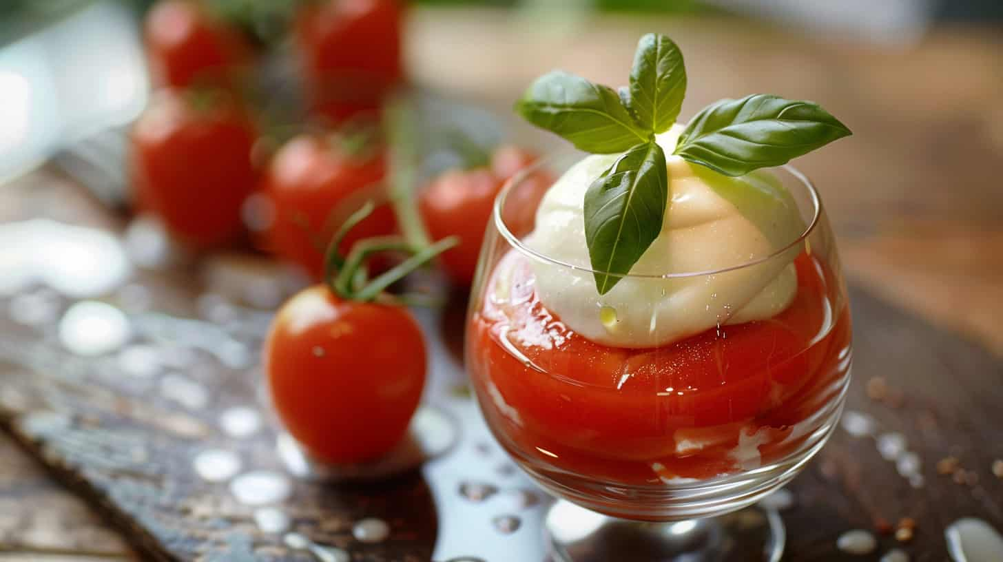 Verrine tomate-fourme-de-Montbrison