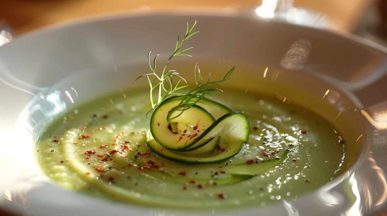 soupe à la courgette