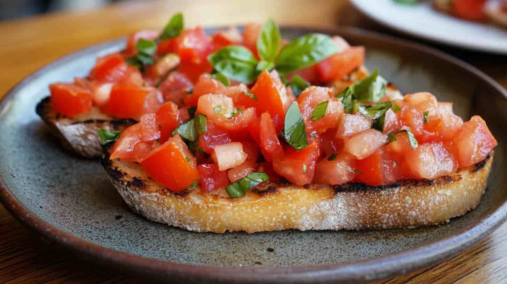 Bruschetta à la tomate 