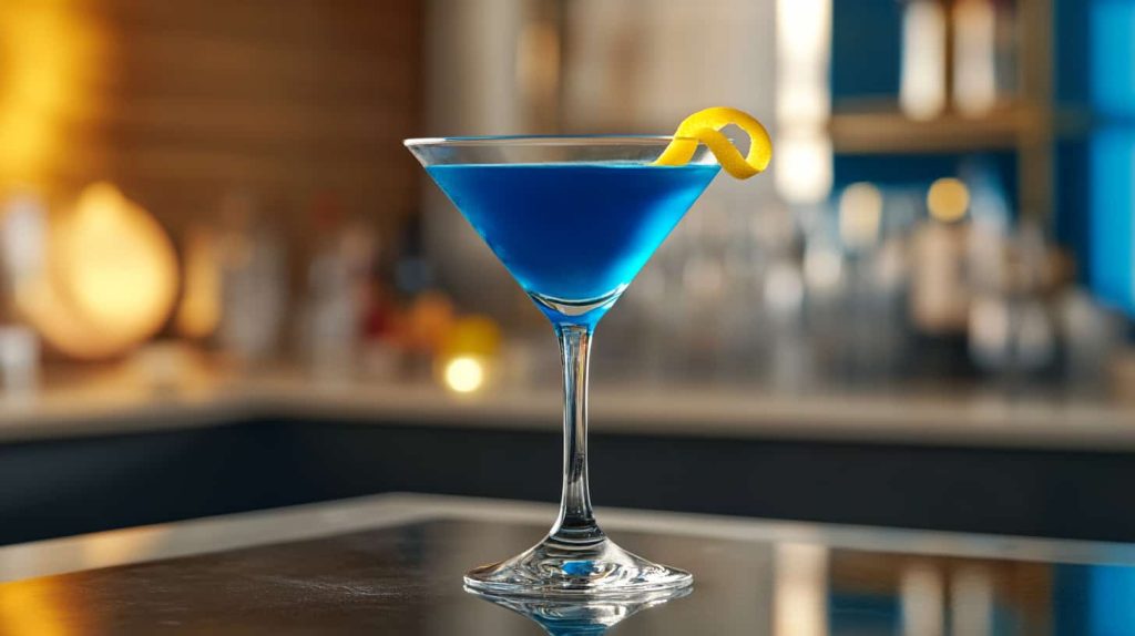 Blue lagoon-cocktail