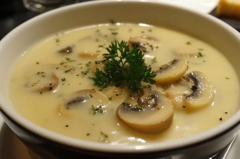 Potage Parmentier aux Champignons